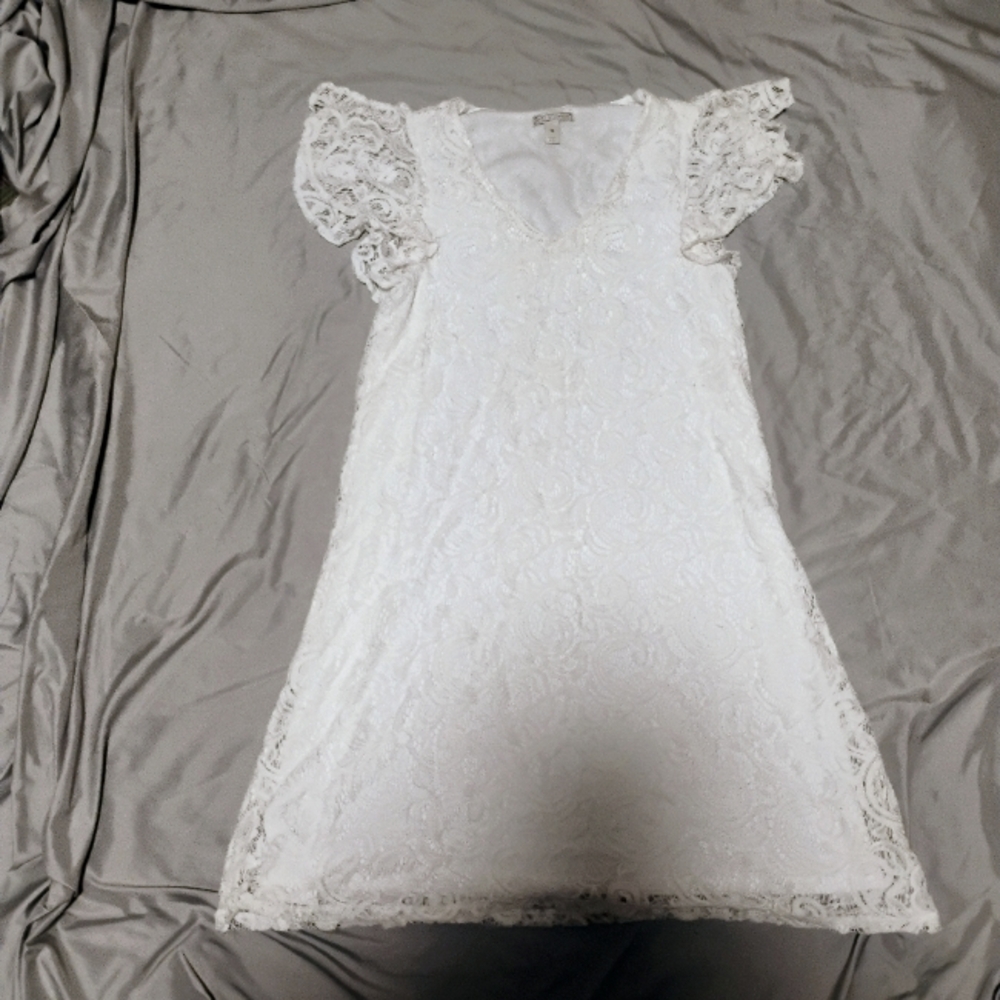 Dana Buchman, Medium, White Dress